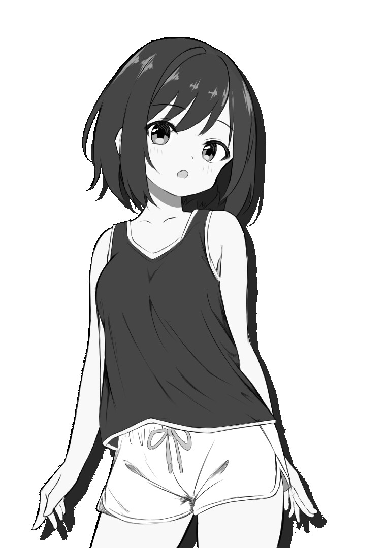 秘密のシェアハウスせいかつ‼ 夏目みなみ立ち絵